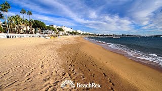 beach Croisette Cannes France [upl. by Suqram]