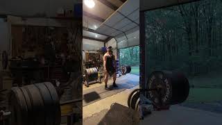 480 lb Beltless Conventional Deadlift on Stiff Bar [upl. by Vey]