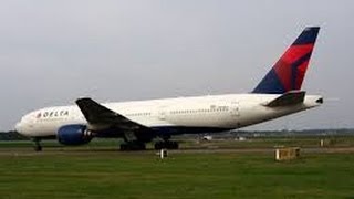 Delta Airlines 777200ER N867DA at London Heathrow Airport [upl. by Sualokcin]