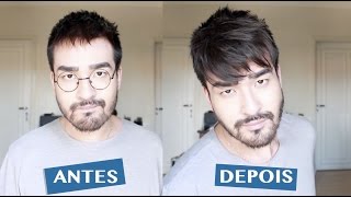 COMO EU CONSEGUI TER FRANJA  TRUQUE PARA HOMENS COM CABELO CURTO  HAISRTYLE [upl. by Sherrie]