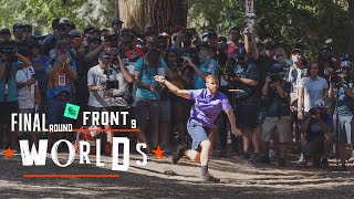 2021 Disc Golf World Championships  FINALF9 LEAD  McBeth Heimburg Conrad Jones  Jomez [upl. by Embry]