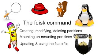 The fdisk Command  Creating Modifying and Deleting Partitions  The etcfstab file [upl. by Isabella826]