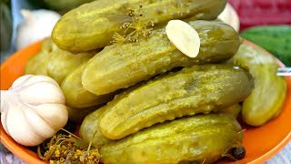 🥒КВАШЕНЫЕ солёные огурцы на зиму как из бочки 2 способа приготовления и хранения [upl. by Klinger]