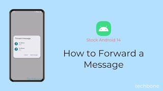 How to Forward a Message Android 14 [upl. by Rubbico305]