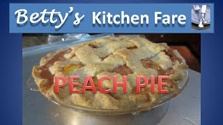 Bettys peach pie lattice top [upl. by Yecaj]