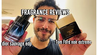 DIOR SAUVAGE  TOM FORD NOIR EXTREME REVIEW [upl. by Mellitz135]