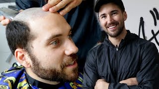 GETTING A HAIRCUT FROM THE WORST REVIEWED BARBER [upl. by Aihseym]