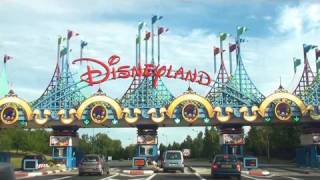 Disneyland Paris by Car  Arriving at the Parks HD [upl. by Terrej591]