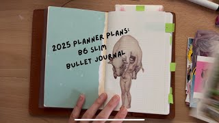 2025 Planner Plans B6 Slim Bullet Journal [upl. by Anirok]