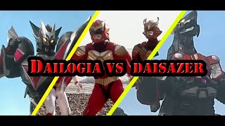 DAILOGIA VS DAISAZER  GRANSAZER PART 13 [upl. by Attennot]