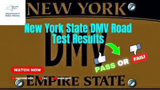 New York State DMV Road Test Results [upl. by Lemej]