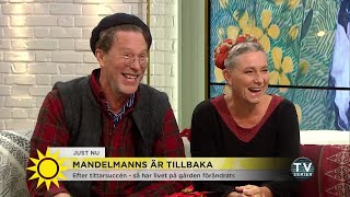 Succéparet Mandelmanns är tillbaka – quotDet var ett galet årquot  Nyhetsmorgon TV4 [upl. by Pippas]