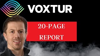 New 20Page Report on Voxtur Coming VXTR VXTRF [upl. by Town]