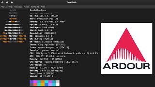 Ardour 8 on Linux MODICIA OS in just eight steps calamares configure linux technology [upl. by Jaworski58]