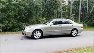 Pewter Metallic 2005 Mercedes S500 4Matic Driving 09152024 [upl. by Drawe]