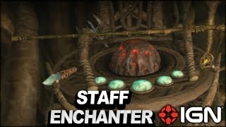 Skyrim Dragonborn DLC Staff Enchanter [upl. by Lleihsad354]