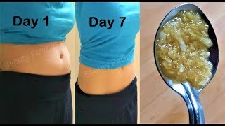 Lose Belly Fat in 1 Week get Flat Stomach just Eat 1 Spoon Garlic Honey on Empty Stomach for 7 Days [upl. by Caitlin]