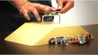 How to Do Basic Grinds  Fingerboarding [upl. by Yentuoc]