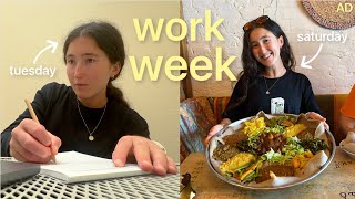 WORK WEEK IN MY LIFE 🎭 grwm 95 work routine seeing a musical  Charlotte Pratt [upl. by Ojytteb]