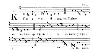 Missa XIII Stelliferi Conditor orbis  In Festis Semiduplicibus 2  Kyrie [upl. by Ryle41]