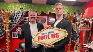 WE FOOLED PENN amp TELLER  VEGAS EDITION [upl. by Yroffej816]