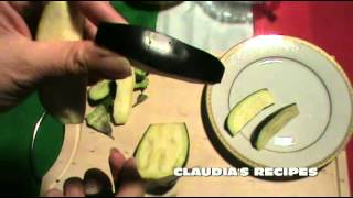 AUBERGINE WITH MINT  CLAUDIAS RECIPES [upl. by Vail]