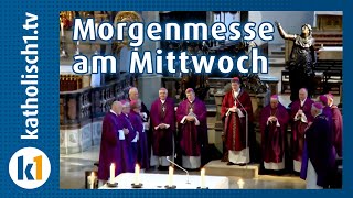 Bischofskonferenz Morgenmesse am Mittwoch [upl. by Adnuahsar485]