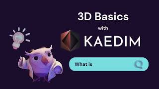 3D Basics with Kaedim  Polycount [upl. by Ethelin149]