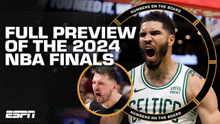 NBA FINALS PREVIEW 👀 The Mavericks shouldnt be scared of the Celtics  Numbers on the Board [upl. by Lyrpa]