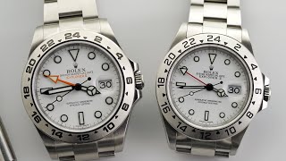 Rolex Explorer II 16570 vs 216570 Review  Choosing the Best Explorer II 2020 [upl. by Macomber273]