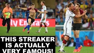 World Cup 2014 Final Pitch Intruder Streaker Vitaly Zdorovetskiy Germany Vs Argentina [upl. by Yruok]