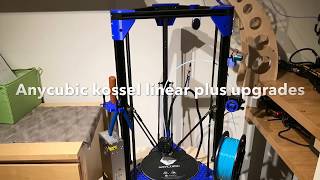 Anycubic kossel linear plus upgrades including TMC 2208 [upl. by Sigismund]