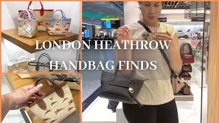 🛍️HARRODS at LONDON HEATHROW  Longchamp Gift shop amp more  Airport shopping vlog [upl. by Constantia]