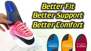 The Best Football BootSoccer Cleat Insoles  currexSole ACTIVEPRO Replacement Insoles [upl. by Aznofla343]