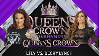 LITA VS BECKY LYNCH WWE 2K24 TQSVERSE [upl. by Zacek511]