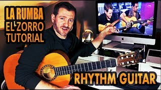 El Zorro Rhythm Guitar Tutorial [upl. by Dayna]