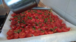 Pomodori Ciliegini al Forno  Ricetta Facile [upl. by Dicky]