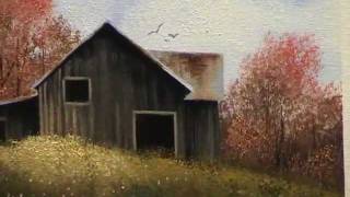 Wilson Bickford IntermediateAdvanced Oil Painting Lesson  Autumn Barn [upl. by Meridel]