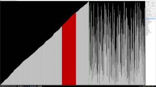 The Sound Of Sorting  Random Shuffled Binary Insertion Sort [upl. by Annerol]