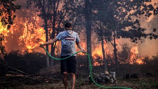 Portugal em situação de alerta devido aos incêndios [upl. by Nyrehtak]