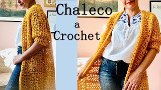 Cómo Tejer BufandaChalina a CrochetTutorialAplicación de Puntos Abanicos [upl. by Stasny248]