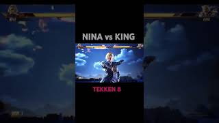 NINA vs KING tekken tekken8 [upl. by Keir]