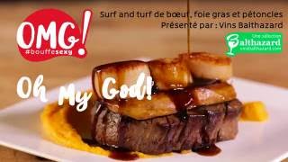 Surf and turf de bœuf foie gras et pétoncles [upl. by Filide144]