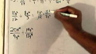 Dividing Fractions with Variables [upl. by Sherl386]