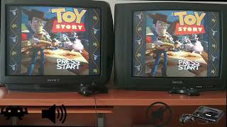 MegaDrive  Emulator Vs Original    Sony Trinitron Vs Philips [upl. by Rolf999]