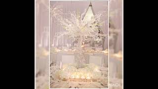 Luxurious large wedding centrepiece ideas diy viral beauty [upl. by Eladnwahs508]