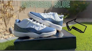 Jordan 11 Diffused Blue Review [upl. by Pasadis514]