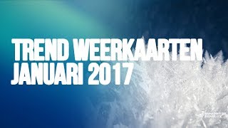 Trend weerkaarten januari 2017 [upl. by Stew]