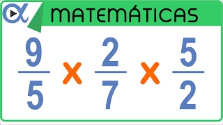 ✖️ MULTIPLICACIÓN de 3 FRACCIONES 👉 con Diferente Denominador [upl. by Leaffar]