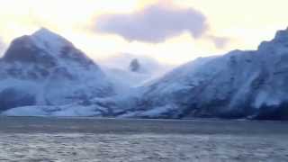 Kurs Nordkap im Winter Polarkreis kreuzen mit Hurtigruten Midnatsol [upl. by Piane]